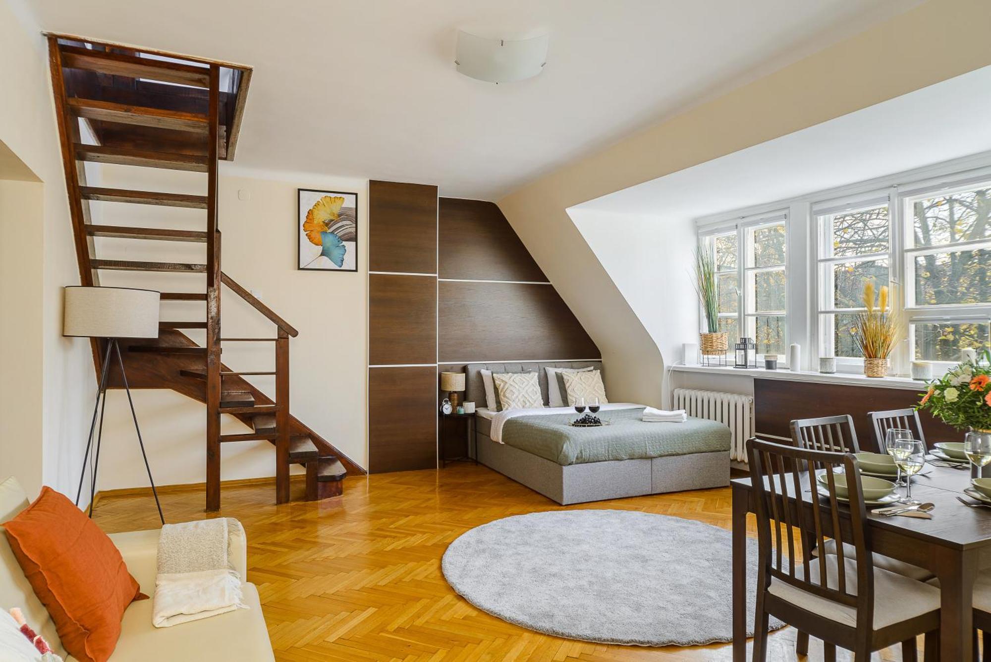 Apartament Lumina 2-level Near Multimedialny Park Fontann Warszawa